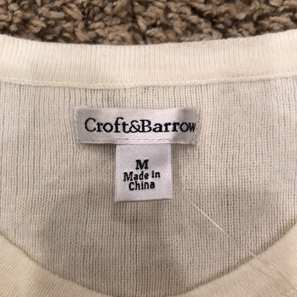 NEW Croft & Barrow cream cardigan - Picture 4 of 5